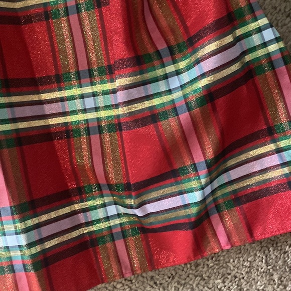 Sweet Charmers Girls holiday Christmas Dress Sz 5 sparkling red plaid - Picture 5 of 10